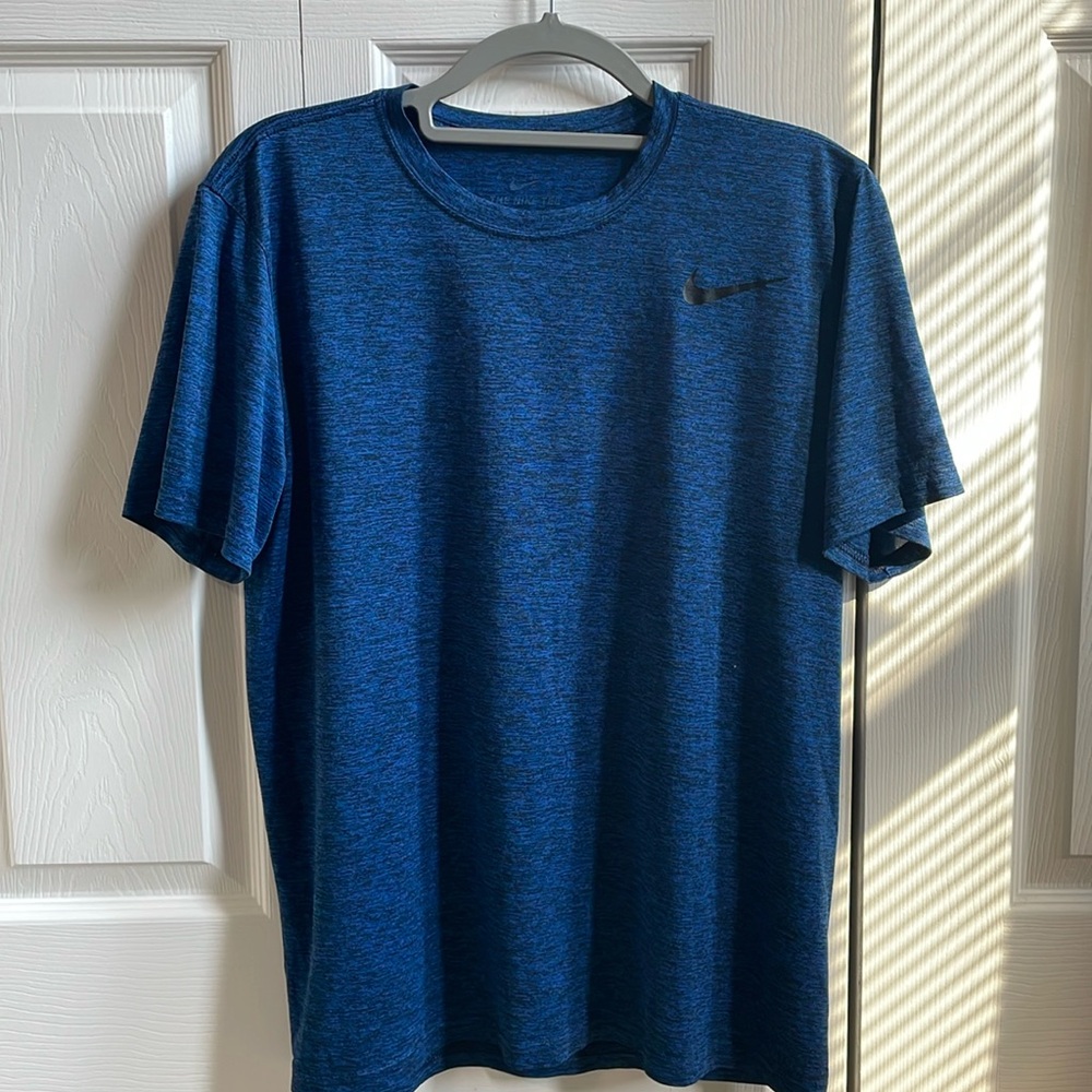 Blue Men’s Nike Dri Fit Shirt